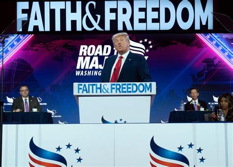 Faith and Freedom Coalition Chair News Conference on 2024。